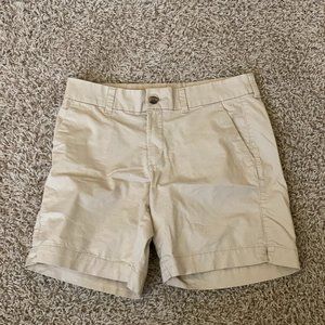 Old Navy Everyday Mid-Rise Tan Shorts